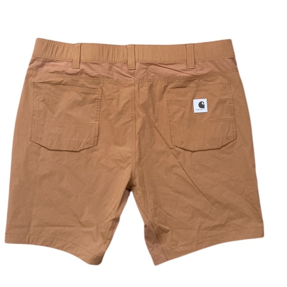 Carhartt LWD Hybrid Shorts NWT Gorpcore Size 42 Carhartt Brown UPF 50 - Picture 5 of 12